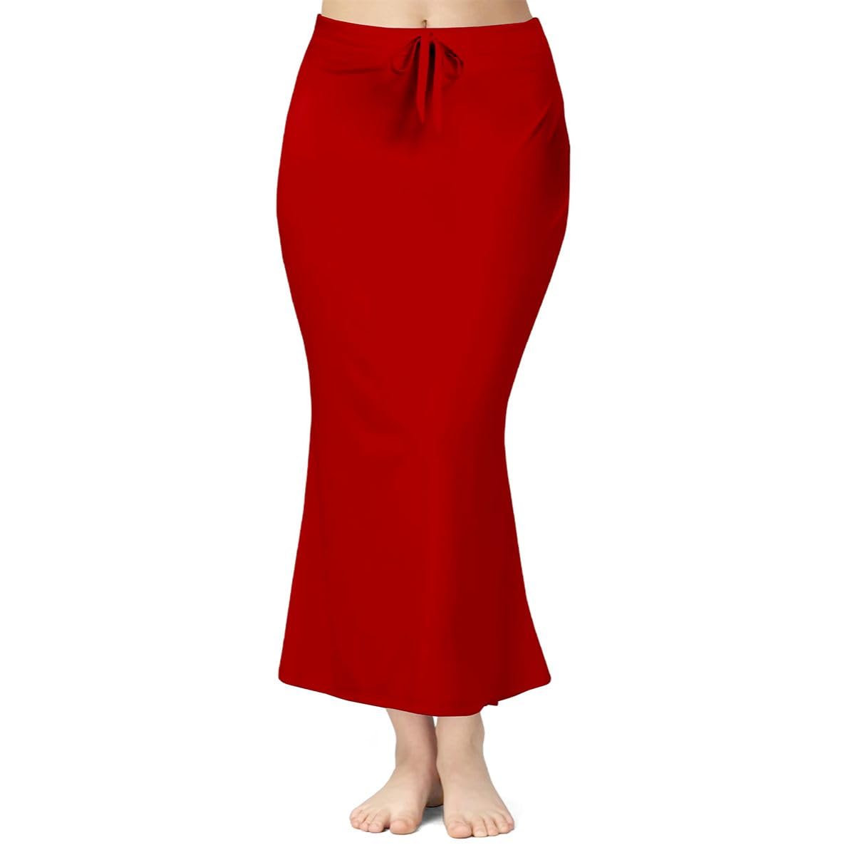 Saree Shapewear Petticoat for Women Cotton Lycra Body Shaper Peticoat, Long Under Skirt Dress for Saree,Stretchable Fishcut Innerwear for Ladies Saree in Party.-image-29