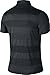Nike Golf Men's MM Fly Blade Strip Polo, Black/Reflective Silver, LG