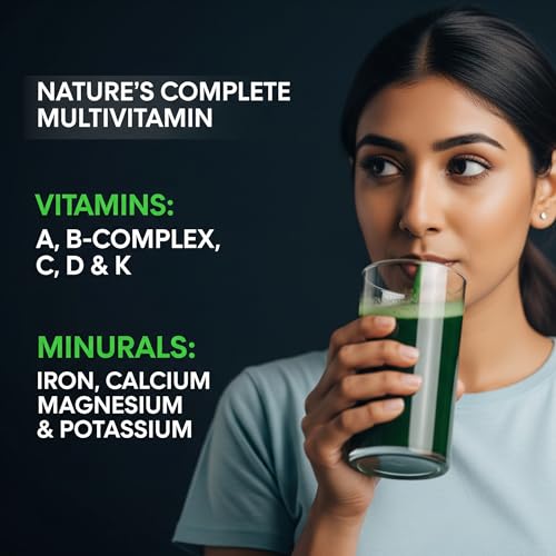 Image of 100% Natural Spirulina | USDA Certified Organic Spirulina Powder for Immunity, Energy, Digestion & Skin Health | Plant Based Protein Superfood - 200g Veg Powder