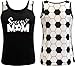 Binlanhanat Soccer Mom Tank Top Women Soccer Mama Sleeveless Shirt Soccer Lovers T Shirt Causal Summer Workout Vest Top