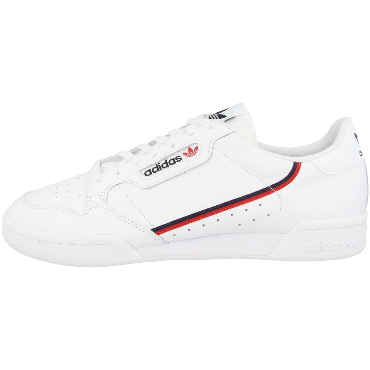 adidas Continental 80, Herren Fitnessschuhe, Weiß (Ftwbla/Escarl/Maruni 000), 44 2/3 EU