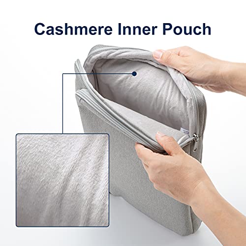 Sanwa 13-13.3 Inch Laptop Sleeve Case With Front Pocket, Ykk Zipper, Waterproof Shock Resistant Bag, Accessory Pocket, Compatible With Macbook, Pad, Tablet, Surface, Dell, Hp, Lenovo, Computer, Navy #TOP5
