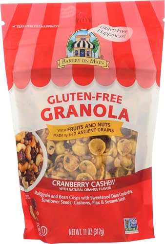 Bakery On Main, Granola Cranberry Cashew Orange Gluten Free, 11 Ounce
