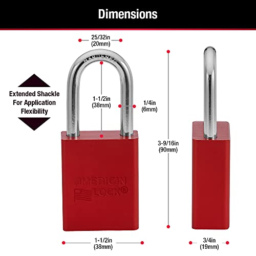Masterlock a1106red - S-P Lucchetti di alluminio