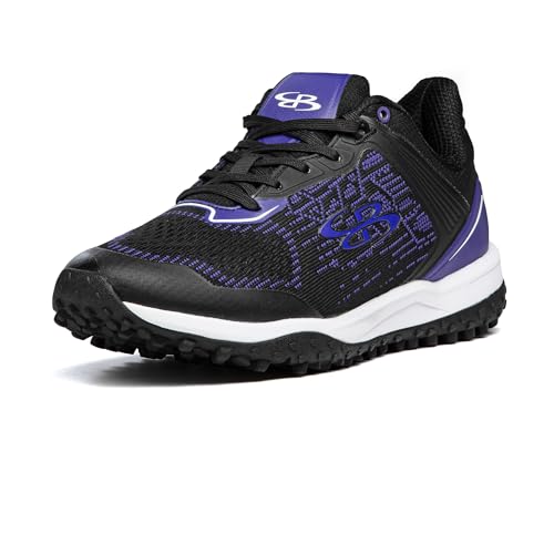 Boombah Viper Pureknit Men's Turf - Status - Black/Purple - Size 13