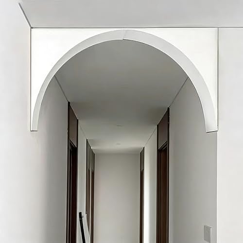 Kit de puerta de arco con moldura de esquinas redondeadas y cubierta universal 2