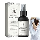 Magnesium Körperspray – 4.72 Inches Natürliches Schlaf Entspannung | Topisches 60g Magnesium Schnell Trocknend – Natürliche Pflege Ohne Tabletten Unterstützt Erholung Vor Dem Schlaf Ideal Als Geschenk
