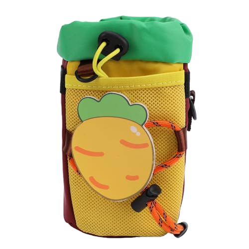 VGEBY Sac de Bouteille d'eau de Vélo, Pochette de Rangement de Guidon de Dessin animé avec Poche en Filet pour Vélo Pliant de Route de Montagne