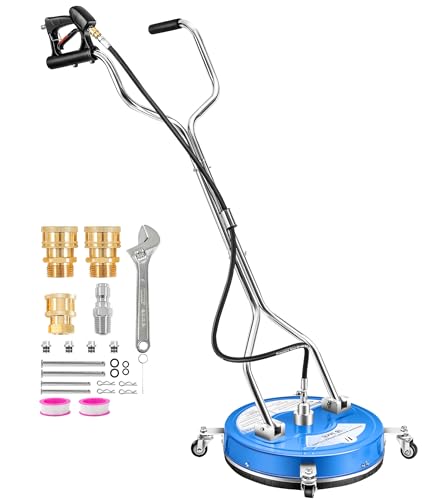 M MINGLE 18” Pressure Washer Surface Cleaner, 4500 PSI Surface