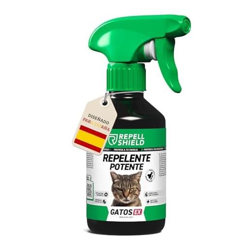 RepellShield Spray Repelente para Gatos Orgánico con Citronela y Geraniol, 250ml - Repelente Gatos Exterior e Interior - Fórmula Anti Gatos con Aceites Esenciales con Propiedades Repelentes Naturales