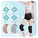 FDJZKFDU Knee Pads Sports Knee Pads Sponge Support for Dancing Elbow Elastic Knees Protector Workout Training Roller Skating Protective Compression(Black,L)