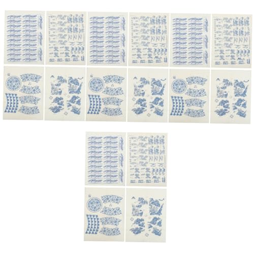 Feuilles de transfert de glaçure pour argile, papier décoratif et décalcomanie poterie