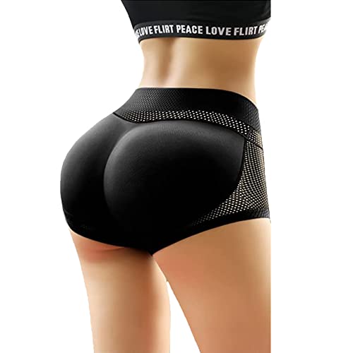 Orimida Butt Lifter Panty Womens Padded Panty Butt Enhancer Fake Buttock Briefs Butt Pad Seamless Booty Pads Hip Enhancer Black #TOP23