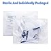 10 Pack 2000ml Sterile Urinary Drainage Bags with Anti-Reflux Chamber, Urine Bag with 48