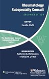 The Washington Manual of Rheumatology Subspecialty Consult (Washington Manual: Subspecialty Consult)