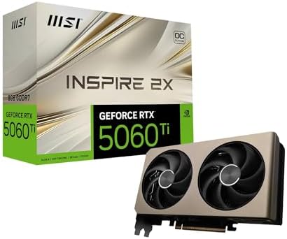 MSI GeForce RTX 5060 Ti 8G INSPIRE 2X OC グラフィックスボード VD9179