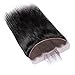 Feibin 13x4 Lace Frontal Closure Ear To Ear Free Part lace Closure Brazilian Silky Straight Frontal Human Hair Extension Pre-Plucked Frontal Closure Natural Color 13 Inch