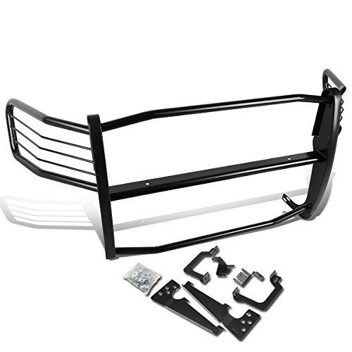 DNA MOTORING GRILL-G-021-BK Black Front Bumper Brush Grille Guard Compatible with 06-08 Ram 1500/2500/3500 Mega Cab