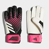 adidas Unisex-Adult Match Predator Goalie Gloves, Black/White/Team Shock Pink, 8