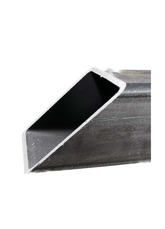 Vierkantrohr S235JRH (100x100x3mm - 2000mm - einseitige Gehrung 45 Grad)