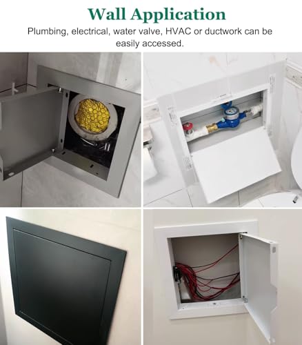 Trampilla Pladur para evitar roturas en averías de tuberías y registros eléctricos de techos 5