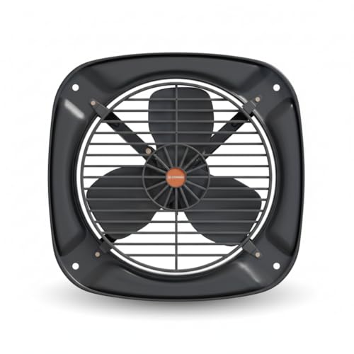 Image of LEDVANCE Metal Exhaust Fan 225mm (9 Inch) 100% Copper Motor| for Kitchen Bathroom & Washroom| High Speed Air Suction| Rust Proof Metal Body & Blades| Low Power Consumption| 2 Year Warranty