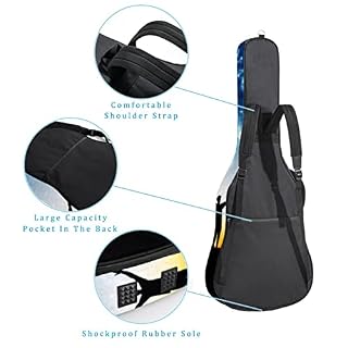 Hondank Housse pour guitare acoustique – Motif empreintes de pattes de chien – 1 cm d’épaisseur – Étanche – 101,6 cm… - Les Beatles, Paul McCartney, John Lennon, RIngo Starr, George Harrison Hondank Housse pour guitare acoustique - Motif empreintes de pattes de chien - 1 cm d'épaisseur - Étanche - 101,6 cm… – Image 3