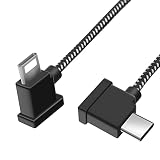 Hanatora 11.8 Inch USB C to iOS RC-N1/N2 Remote Controller Cable for DJI Mavic 3/3 Classic,Air 3/2/2