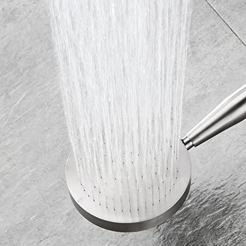 Regadera redonda de acero inoxidable para baño miniatura 2