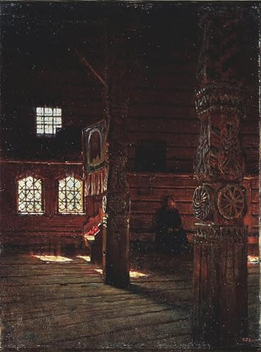 Peinture Église Pierre et Paul Vereshchagin Toile Haute Définition 60x90cm