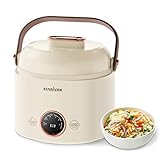Stariver Small Rice Cooker, 2 Cups Uncooked Mini Portable Rice Cooker with Handle, Non-Stick Ramen Cooker, Rice Maker with Keep Warm & Delay...