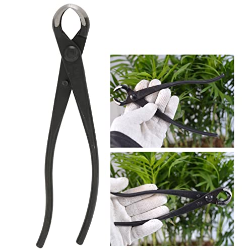 Fdit Bonsai Concave Branch Cutter, 8.3In Long Manganese Steel High Strength Ergonomic Handle Knob Cutter Trunk Splitter Bonsai Scissors Bonsai Tools #TOP4