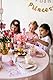 Folat 27487 Prinzessin Geburtstag Deko Rosa - Servietten - Pretty Princess - 33 x 33 cm - 20 Stück - Prinzessin Partygeschirr für Prinzessinparty