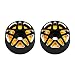 Nexxspeed Aluminum Rear Wheel Rim Offset 1.5mm (BLACK) - Kyosho Mini-Z MR03 / MR04 / RC28 Team Kit