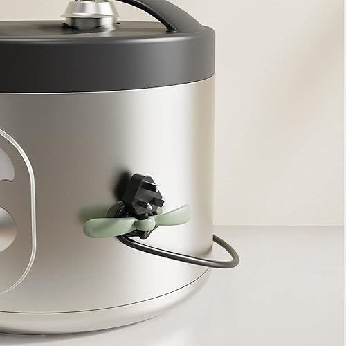 Vista 11 de Fijador de enchufe de escritorio autoadhesivo, soporte de enchufe sin perforaciones, organizador de cables, protector de sobretensiones sin 4 piezas