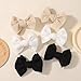 Choicbaby 6 PCS Baby Hair Clips 3” Fabric Girl Hair Bows Baby Barrettes Accessories with Alligator Clips for Toddlers Kids Infant