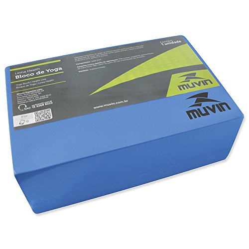 Bloco de Yoga 22cm x 8cm x 15cm Muvin Bly-200 - Azul
