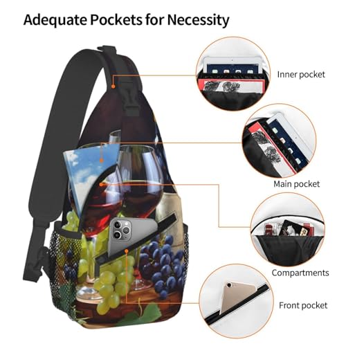 Mochila tipo sling negra para viaje y uso urbano miniatura 3