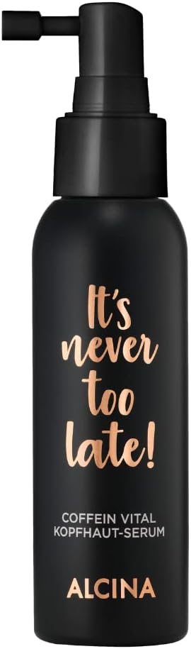 ALCINA It's never too late! Caffeine Vital Scalp Serum 100ml | Combats Thinning Hair and Hair Loss | Professional Hair Care Made in Germany