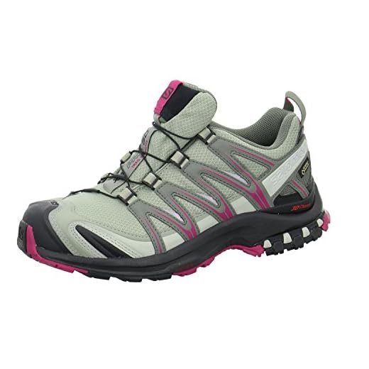SALOMON dam Xa Pro 3D Gtx träningsskor, Grå skugga svart Sangria - 36 2/3 EU