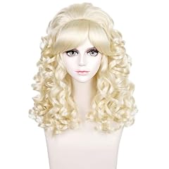 Long Curly Blonde Wig