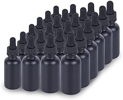 Amazon.com: 24 Pack Black Coated Boston Round Essential Oils