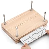 UzecPk Book Press, Bookbinding Press, Book Binding Kits, Book Binding Materials, Bookbinding Supplies for DIY Bookbinding Books Making 11.8 X 7.6 Inches