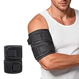 Cozyhealth Bicep Tendonitis Brace Compression Sleeve Support, Upper Arm Brace Tricep Bicep Support Bands for Men and Women, Arm Wrap Pain Relief for Muscle Strains and Inflammation (Medium)