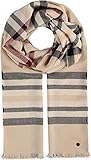 VIELSEITIG: Der Web-Schal mit Karomuster kann sowohl zur legeren Straßenkleidung, als auch zur edlen Abendgarderobe getragen werden - eine stilvolle Optik ist Ihnen garantiert