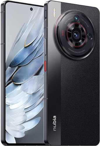 Image of nubia Z50S Pro Cellphone - 5G Unlocked Smartphone, Qualcomm Snapdragon 8 Gen 2 Processor, 120Hz 6.78" AMOLED Display, 80W Fast Charge Android 13 Phone with 5100mAh Battery, 16GB+1TB, Black