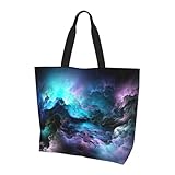 Taille du sac fourre-tout parfait : veuillez vous référer à l'image du produit pour la taille. Impression complète, 100 % polyester.