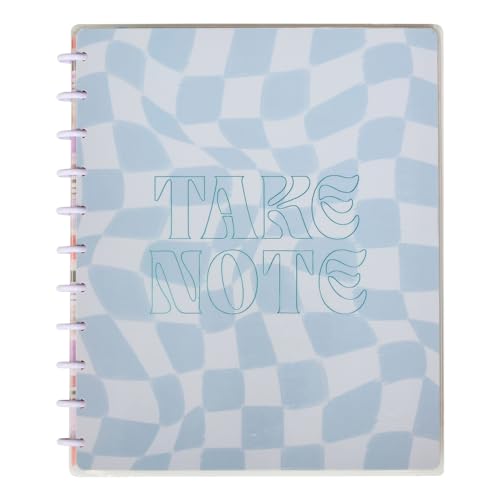 Happy Planner Daily Notebook for Office, School, or Journaling, Disc-Bound Dot-Grid and Dot-Lined Notebook, Canyon Modern Theme, Big Size, 60 Lined Paper Sheets, 3 Dividers, 8 1/2" x 11"
