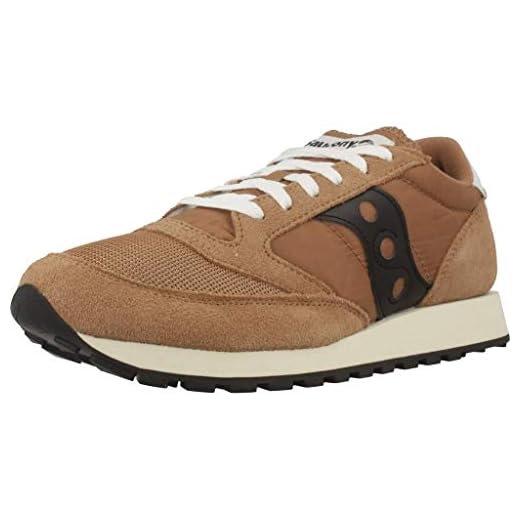 Saucony Jazz Original Vintage, Zapatillas para Hombre, Marrón (Brown/Black 47), 42 EU