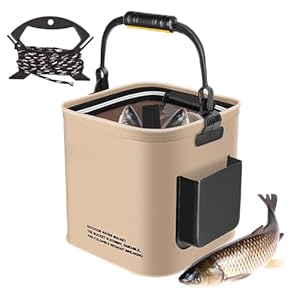 Generisch faltbarer Fischeimer mit Griff